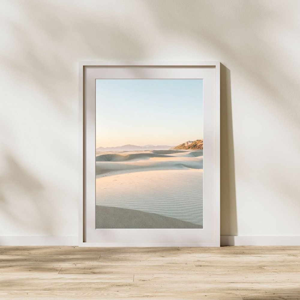 Oregon Coast Sand Dune Beach Landscape Color Photo Art Print